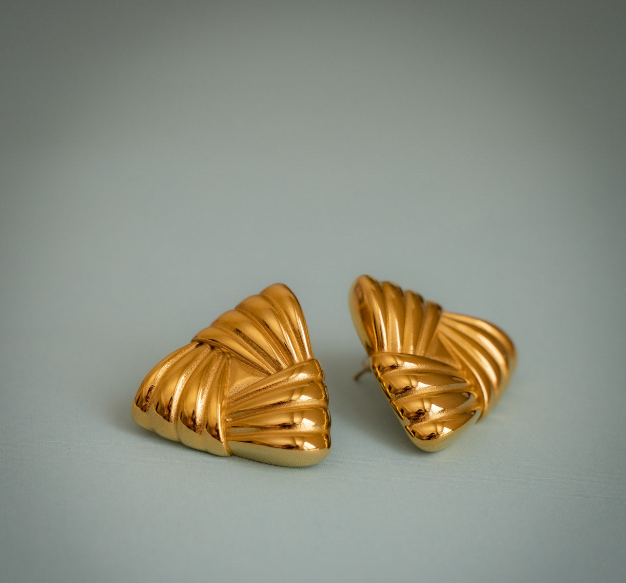 CELESTE TRINE TRIANGLE EARRINGS